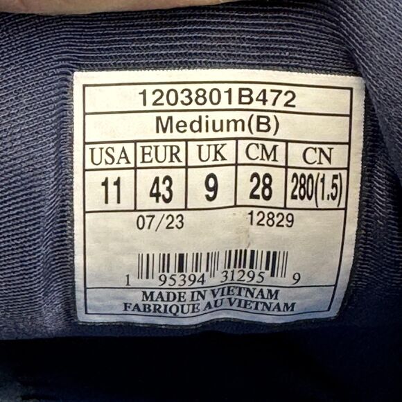 Brooks Ghost 15 Shoes Womens Size 11 Blue Running Sneakers Road 1203801B472 - Picture 10 of 11